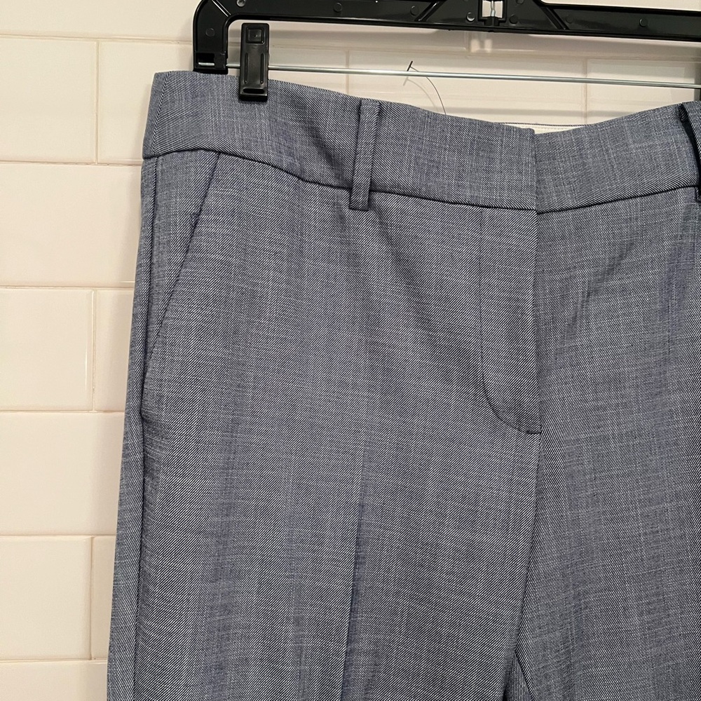 Talbots Navy and White Hampshire Ankle Pants 8 NWOT
